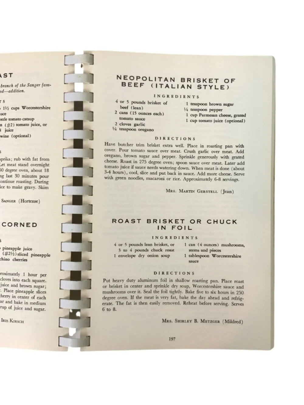 5000 Years In The Kitchen Cookbook 1977 Sisterhood Of Temple Emanu-El Dallas